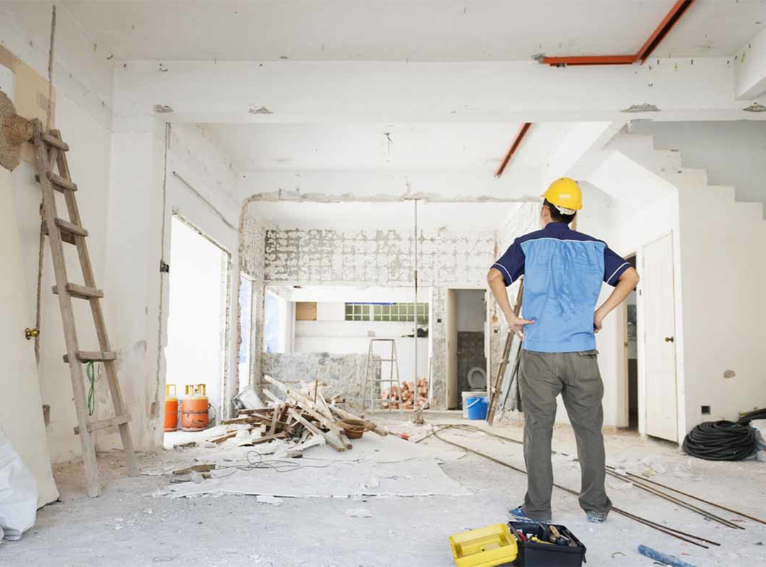 بازسای منزل مسکونی با وسایل دور ریختنی