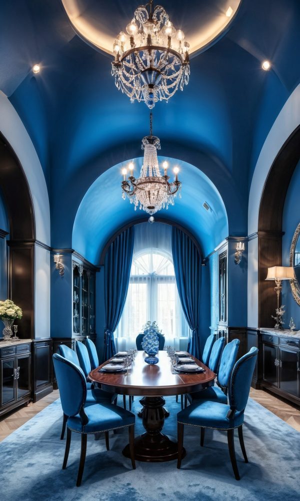 Blue Mansion Dining room Design