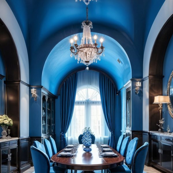 Blue Mansion Dining room Design