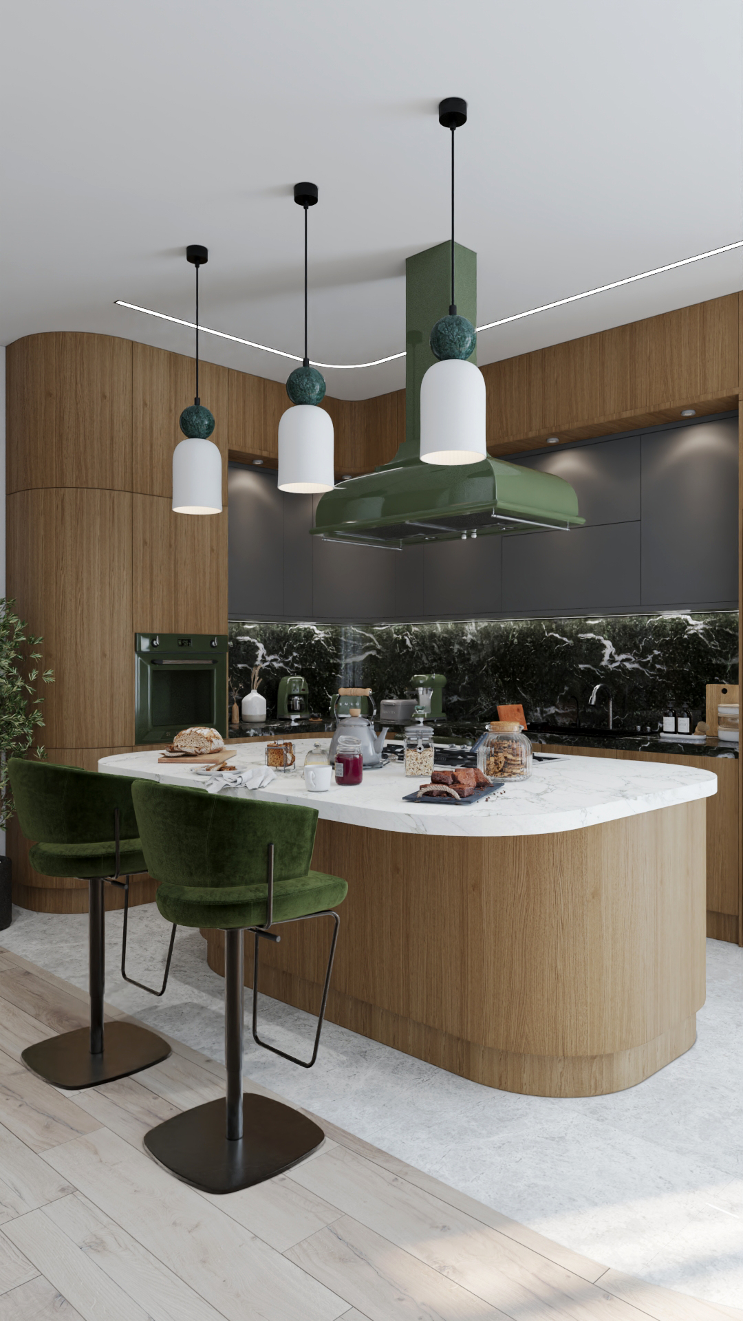 Apartment Interior Design Curve Apartment Design