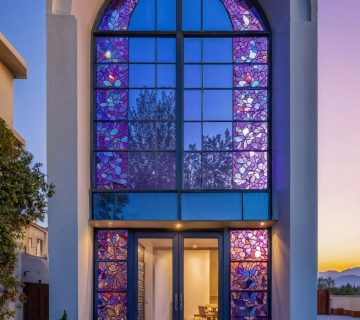Persian Architectural Stain Glass Facade