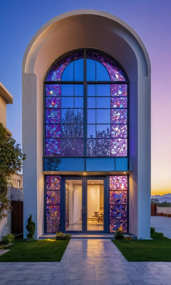 Persian Architectural Stain Glass Facade