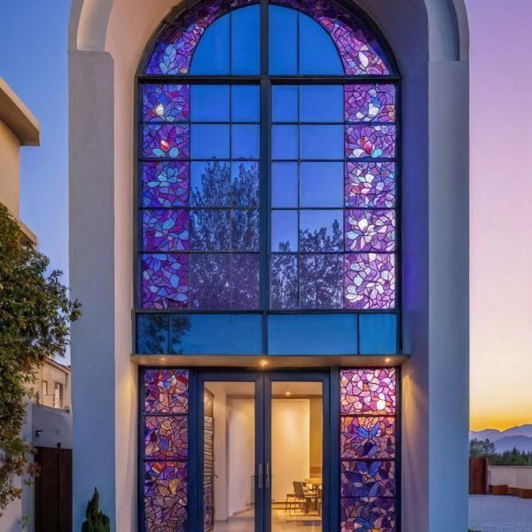 Architectural Glass Exterior Persian Architectural Stain Glass Facade