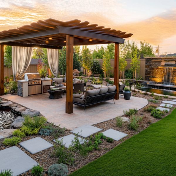 نورپردازی خلاقانه در طراحی فضای باغ: راز تبدیل فضای معمولی به بینظیر